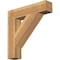 Ekena Millwork Traditional Block Rough Sawn Bracket, Western Red Cedar, 6"W x 30"D x 30"H BKT06X30X30TRA05RWR - alternate 1